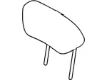 AE5Z54611A08BM - Body: Headrest for Ford: Fusion Image image