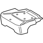 JL1Z7863840P - Body: Seat Cushion Pad for Ford: Expedition Image