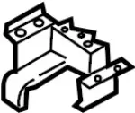969932Y000 - : Reinforce-Console, Rear for Infiniti Image