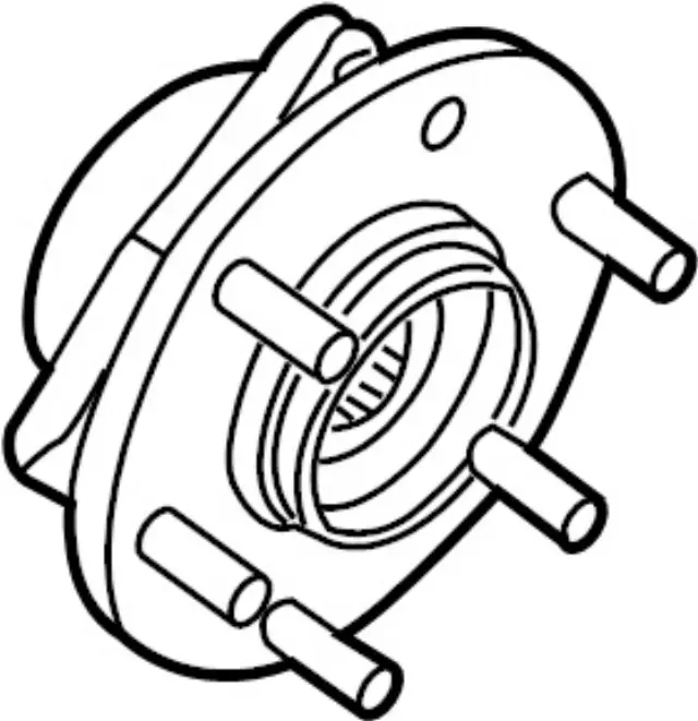 4020250J10 - Suspension: Front Hub for INFINITI: G20 Image image