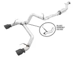 301533456 - : AWE 0FG Catback Exhaust for Ford Bronco with BashGuard™ - Dual 4.5"  Tips for AWE Tuning Image