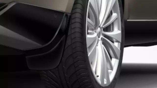 VPLKP0502 - Exterior: Mudflaps - Rear - Gloss Black for Land Rover: Range Rover Image