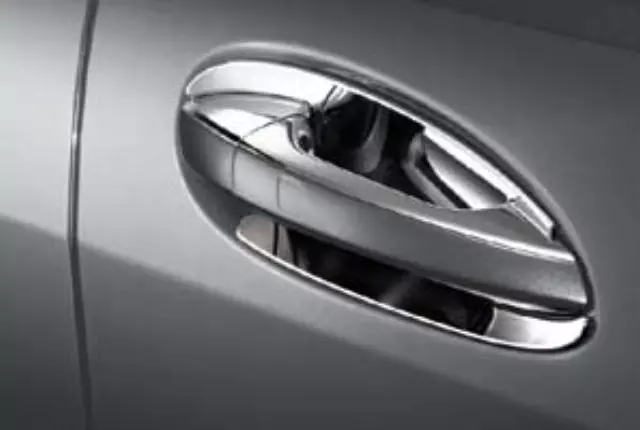 66881266 - Exterior: Chrome Door Handle Inserts for Mercedes-Benz Image