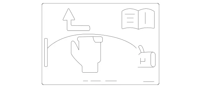 1678177500 - Tools and Accessories: Information Label for Mercedes-Benz: GLS450, GLS580, GLS63 AMG Image image