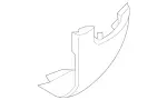 156885342564 - Attachment Parts: Trim, Bumper for Mercedes-Benz Image