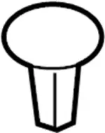 848564GA0A - Body: Lower Quarter Trim Lower Clip for Infiniti Image