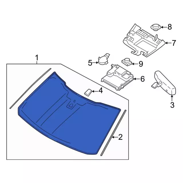 NL1Z7803100A - : Windshield for Ford: Expedition Image