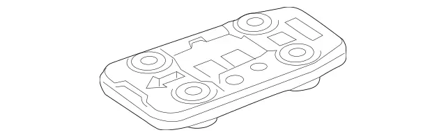 2386101300 - Substructure: Vibration Absorber for Mercedes-Benz: E400, E450, E53 AMG Image image