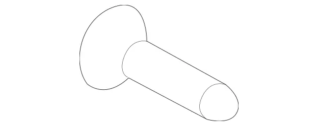 19849229 - Folding Seat/Center Seat: Screw for Mercedes-Benz: E350, E53 AMG, E63 AMG, E63 AMG S, Metris, ML320, ML430, SL400, SL450, SL550, SL63 AMG, SL65 AMG Image image