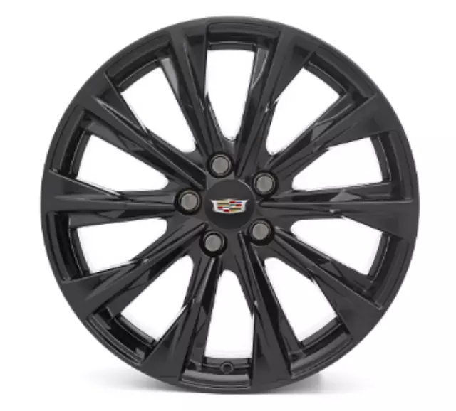 84256502 - : 2020-2025 Cadillac - 19 Wheels, Gloss Black 5-Split, Spoke, 4 Pc for GM Image
