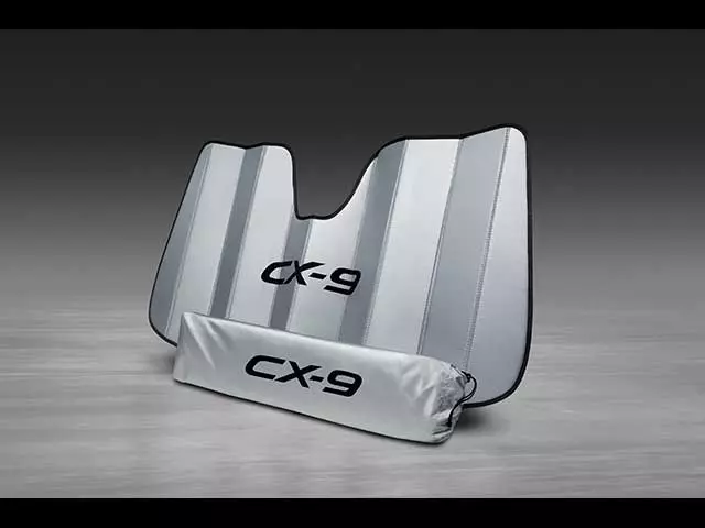 8MN03 - Interior: Windshield Sunscreen - Silver With Cx-9 Logo for Mazda: CX-9 Image