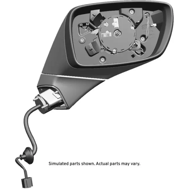 84908919 - : Primed Passenger Side Door Mirror Housing for Buick: Enclave Image