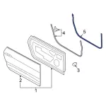 FR3Z7620708B - Body: Weather-Strip On Body for Ford Image