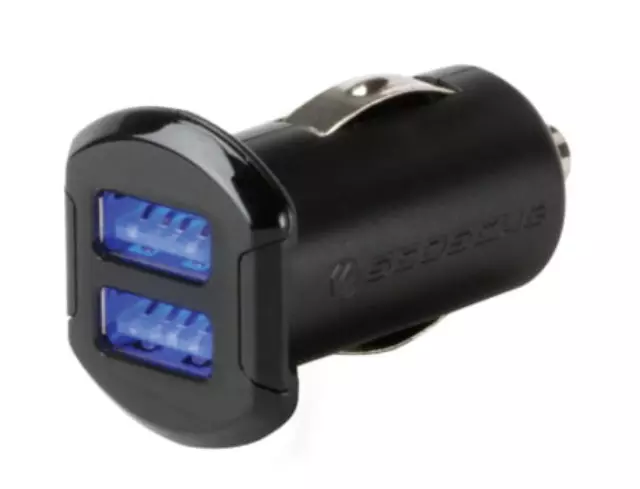 C9N1V7450 - Audio/Video: Charger, Dual USB By Scoscheandreg for Mazda: 3, 6, CX-3, CX-30, CX-5, CX-50, CX-70, CX-9, CX-90, MX-30 EV, MX-5 Miata Image