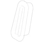 21169207598J12 - : Trim Ring for Mercedes-Benz Image