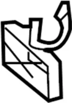 622561NF1A - Body: Tow Eye Cap for Infiniti Image