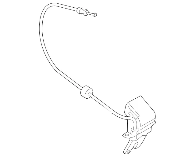 1717500085 - Body: Release Handle for Mercedes-Benz Image