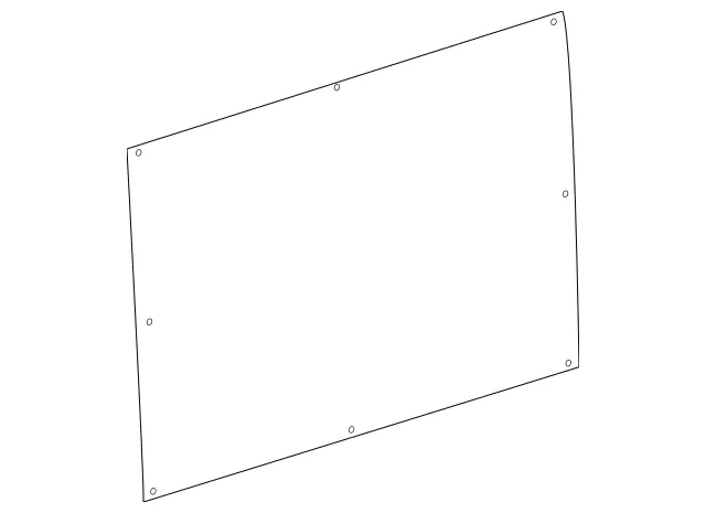 9066922604 - Body: Center Panel for Mercedes-Benz: Sprinter 1500, Sprinter 2500, Sprinter 3500, Sprinter 3500XD, Sprinter 4500 Image image