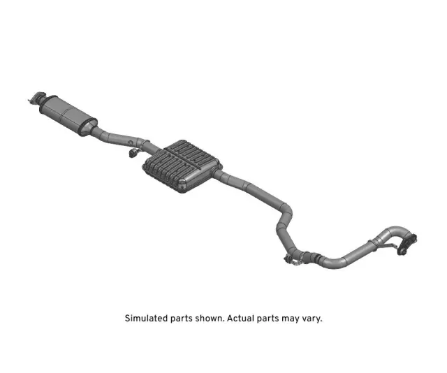 84276458 - Exhaust: Muffler &amp; Pipe for GM Image