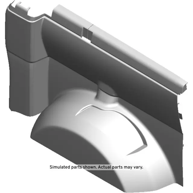 84004081 - Body: Lower Trim Panel for Chevrolet: Express 1500, Express 2500, Express 3500 | GMC: Savana 1500, Savana 2500, Savana 3500 Image