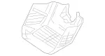 46382137008T92 - Body: Cover for Mercedes-Benz Image