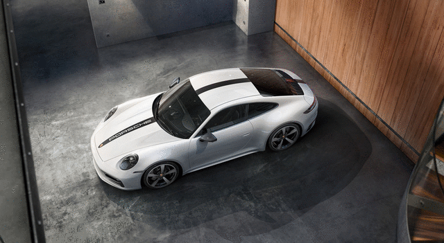 99204482051041 - Exterior: Motor Sports Decorative Sticker Set - Black for Porsche: 911 Image