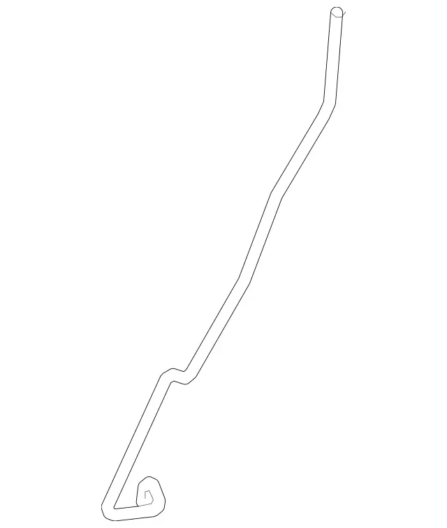 1677300108 - Rear Doors: Securing Rod for Mercedes-Benz: GLS450, GLS580, GLS63 AMG Image image