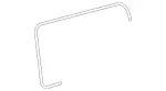 9066713220 - : Quarter Glass Seal for Mercedes-Benz Image