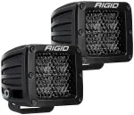 202513BLK - : D-Series PRO Midnight Edition, Spot Diffused, Surface Mount, Pair for Rigid Industries Image