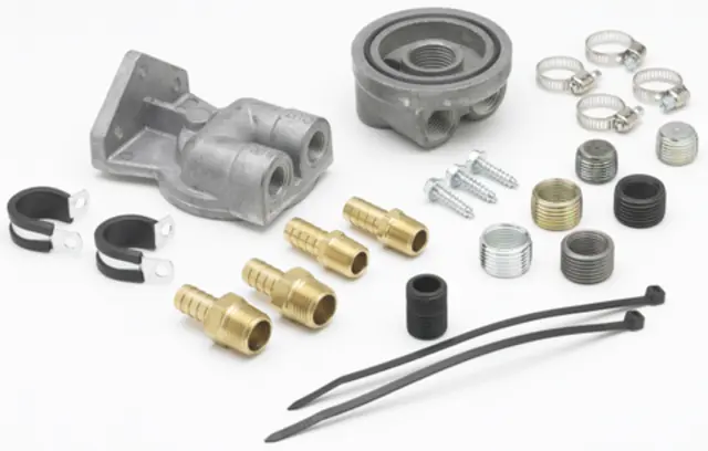 291 - : Engine Oil Filter Remote Mount Kit for Hayden Image
