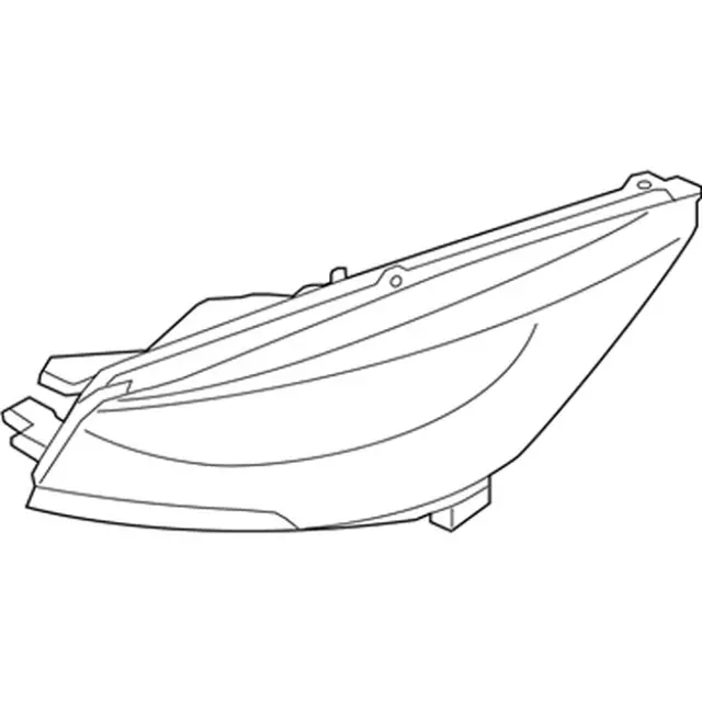 GJ5Z13008U - : Headlamp Housing - Passenger Side (RH) for Ford Image