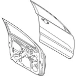 KB3Z2120125A - Body: Door Shell for Ford: Ranger Image