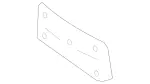 21688504819051 - Body: License Bracket for Mercedes-Benz Image