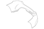 29288512259999 - Body: Bumper Cover for Mercedes-Benz Image