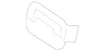 21369203211D03 - Body: Upper Quarter Trim Cap for Mercedes-Benz Image