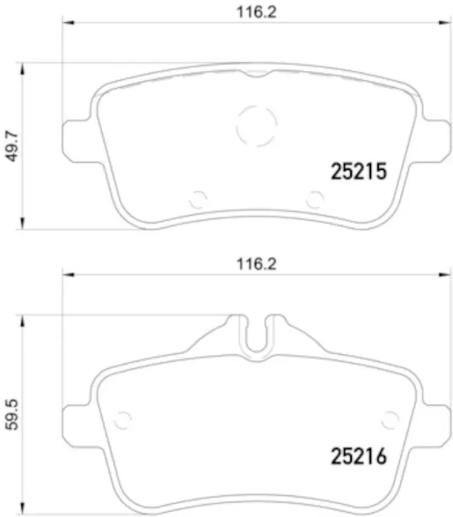 355020161 - Brakes &amp; Brake Parts: Disc Brake Pad Set for Hella Pagid Image