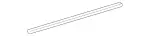 2027250565 - Front Doors: Sealing Rail for Mercedes-Benz: C220, C230, C280, C43 AMG Image