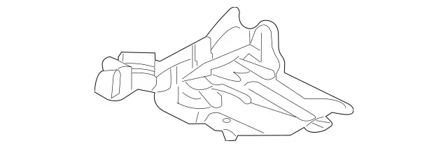 2308302903 - Heating and Ventilation: Housing for Mercedes-Benz: SL500, SL55 AMG, SL550, SL600, SL63 AMG, SL65 AMG, SLR McLaren Image image