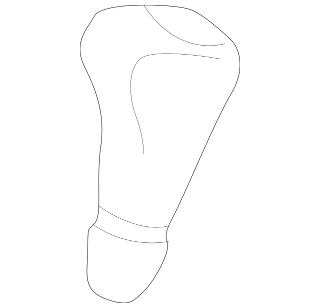 4632780820 - Body: Shift Knob for Mercedes-Benz Image
