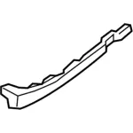 FT1Z17672A40AD - : Side Trim for Ford: Transit Connect Image