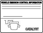 148051WW0A - : Emission Label for Infiniti Image
