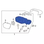 NL1Z17682AE - Body: Mirror Assembly for Ford: Expedition Image