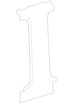 90669252027J69 - : Center Pillar Trim for Mercedes-Benz: Sprinter 2500, Sprinter 3500 Image