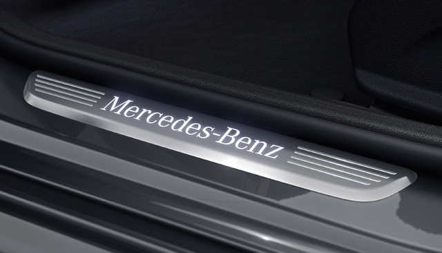 2056800835 - Exterior: Door Sill Panel, Illuminated, Front, Set Of 2 for Mercedes-Benz Image
