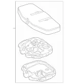 17268095009F08 - : Lining, Trunk Floor for Mercedes-Benz Image