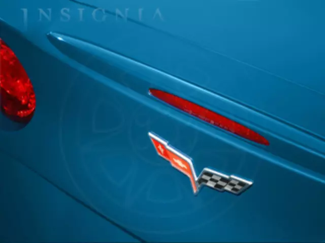 19166222 - Exterior: Spoiler - C6 Design - Jetstream Blue (85U) for Chevrolet: Corvette Image