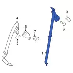 GT4Z58611B69AB - Electrical: Outer Belt Assembly for Ford: Edge Image