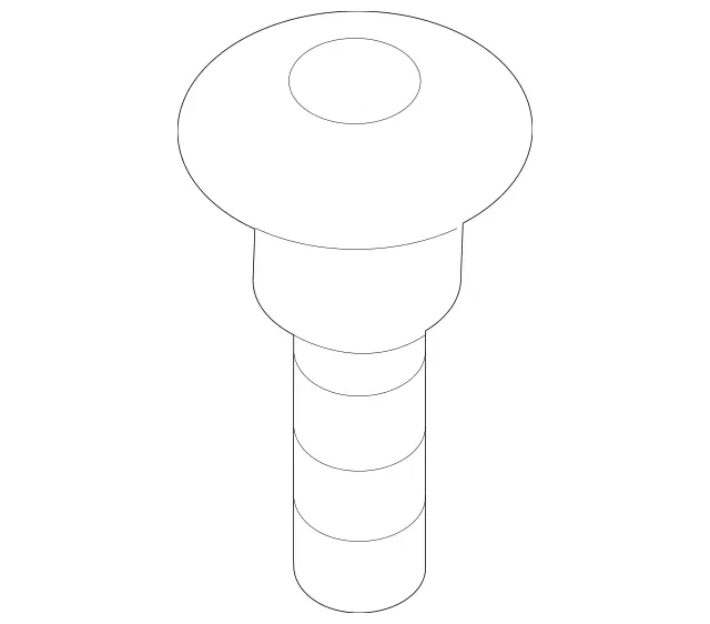 79905404 - Body: Radiator Support Lower Bolt for Mercedes-Benz: Sprinter 1500, Sprinter 2500, Sprinter 3500, Sprinter 3500XD, Sprinter 4500 Image image