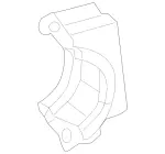 2113230540 - Springs, Suspension and Hydraulics: Holder for Mercedes-Benz: E320, E500 Image