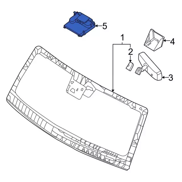Lane Departure System Camera - Ford (M2DZ-19H406-F)